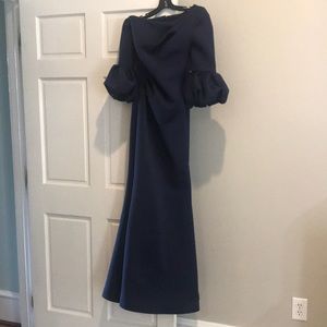 Jovani Navy Blue Gown Size 8